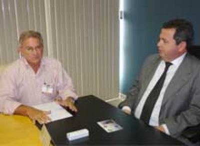 Rotarianos visitam presidente do TJSE