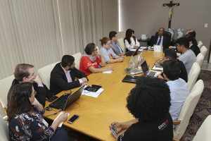 Presidente do TJSE se reúne com Sindijus e Amase