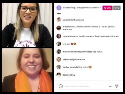 Juíza Rosa Geane participa de live sobre Campanha Sinal Vermelho