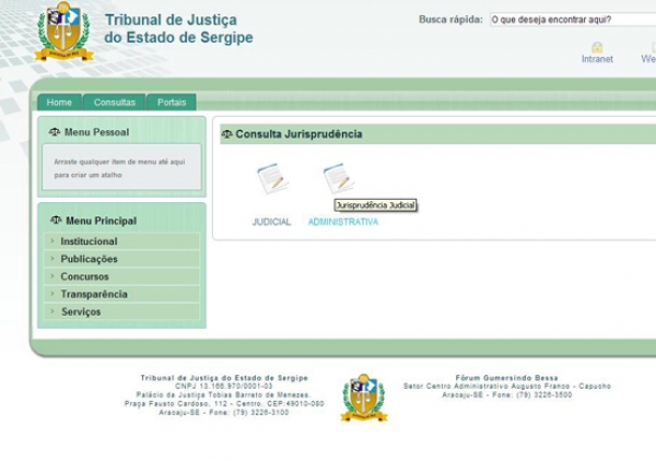 TJSE disponibiliza consulta a Jurisprudência Administrativa na internet