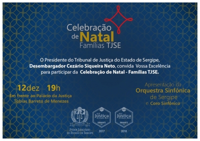 Concerto natalino do TJSE acontece nesta quarta-feira, 12/12