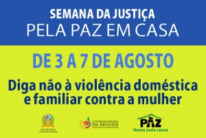 Atividades do TJSE na segunda edição da “Semana Nacional da Justiça pela paz em casa”