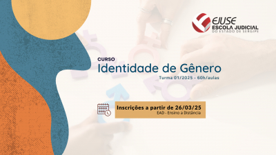 Inscrições abertas para o curso Identidade de Gênero – Turma 01/2025 (EAD)