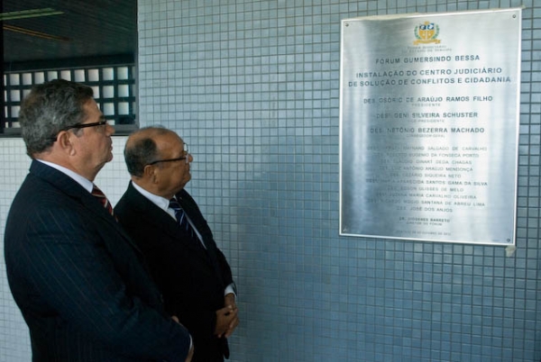 Inauguradas instalações do Centro Judiciário de Solução de Conflitos e Cidadania do TJSE