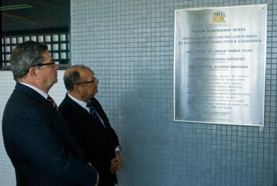 Inauguradas instalações do Centro Judiciário de Solução de Conflitos e Cidadania do TJSE