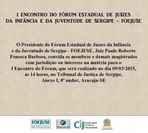 Fórum de Juízes da Infância e da Juventude realiza primeiro encontro em 09/03