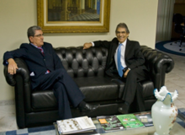 Pres. do TJSE recebe Ministro Carlos Britto e equipe do MPT/SE