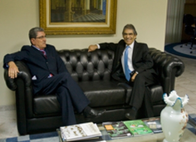 Pres. do TJSE recebe Ministro Carlos Britto e equipe do MPT/SE