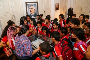 Manhã de história e literatura no Memorial atraiu estudantes