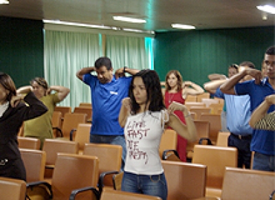 Ginástica laboral já beneficia servidores