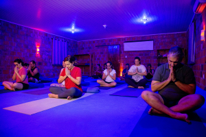 Mexa-SE: servidores do TJSE concluem semana com aula de yoga