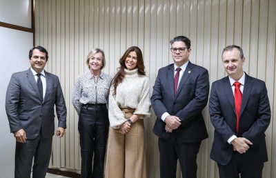 Corregedoria recebe visita de magistrados da Justiça Federal