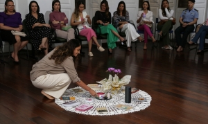 "Café com Mulheres" reforça ações no enfrentamento à violência relativas ao Agosto Lilás