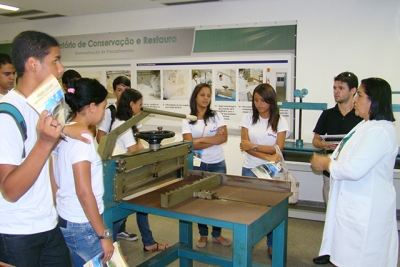 Arquivo Judiciário recebe visita de alunos do Senac, Senai e Faculdade Pio Décimo