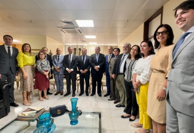 Presidente do TJSE recebe visita institucional do governador do Estado