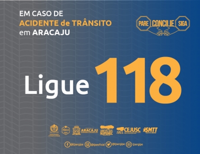 Ligue 118 para conciliação em Acidentes de Trânsito na capital