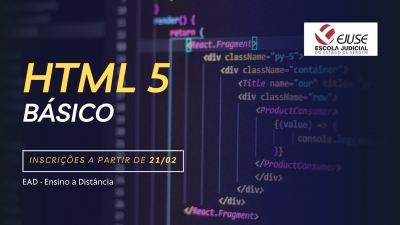 Inscrições abertas para o Curso HTML 5 Básico (EAD)
