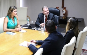 Presidente do TJSE recebe visita institucional de gestores da Energisa