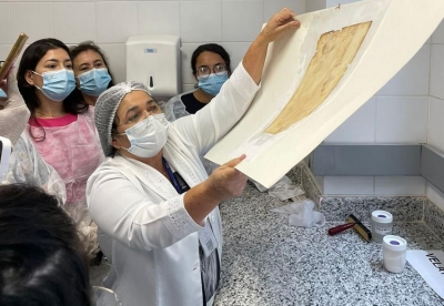 Servidores do Arquivo do Judiciário participam de curso de Conservação e Restauro