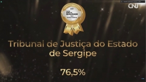 Tribunal de Justiça de Sergipe recebe Selo Ouro do CNJ em Encontro Nacional