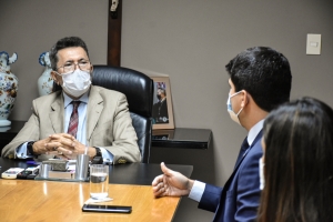 Des. Edson Ulisses recebe visita da nova diretoria da OAB/SE