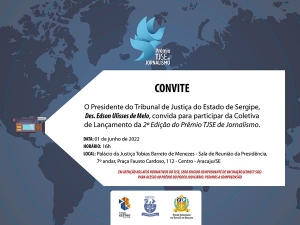 2ª Edição do Prêmio TJSE de Jornalismo será lançada na quarta-feira