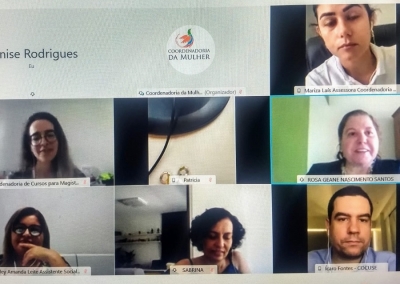 Coordenadoria da Mulher e Ejuse conversam sobre cursos de capacitação com temática de gênero