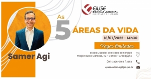 Ejuse promoverá palestra sobre ‘As cinco áreas da vida’