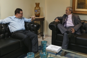 Desembargador Luiz Mendonça recebe visita do Presidente do Tribunal de Contas