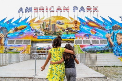 Crianças e adolescentes de 29 unidades de acolhimento têm tarde de lazer no parque