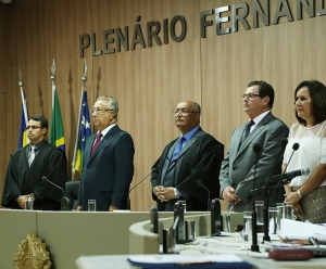 Desembargadores Osório Ramos Filho e Edson Ulisses tomam posse como Presidente e Vice do TRE/SE