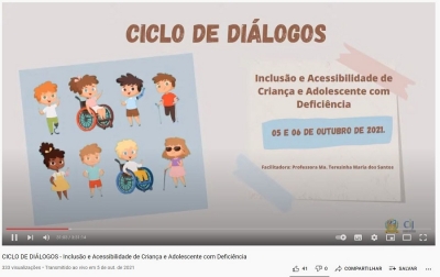 CIJ promove evento sobre inclusão e acessibilidade de criança e adolescente com deficiência