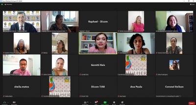 Coordenadoria da Mulher e integrantes da Rede debatem efetivação da Lei Maria da Penha