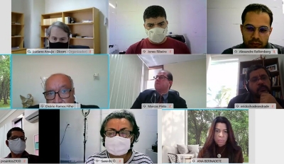 Presidente do TJSE se reúne por videoconferência com diretores do Sindijus