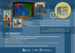 Projeto Quinta Juriscultural do Tribunal de Justiça de Sergipe celebrará um ano