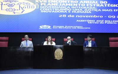 Governança Integrada é tema do XVII Encontro Anual do Planejamento Estratégico do TJSE