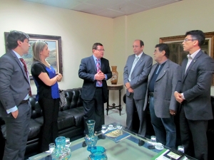 Presidente do TJSE recebe visita de membros da Defensoria Pública