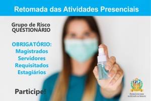 Questionário sobre saúde deverá ser preenchido até 22 de julho