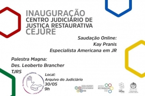 Centro Judiciário de Justiça Restaurativa de Aracaju será inaugurado segunda-feira