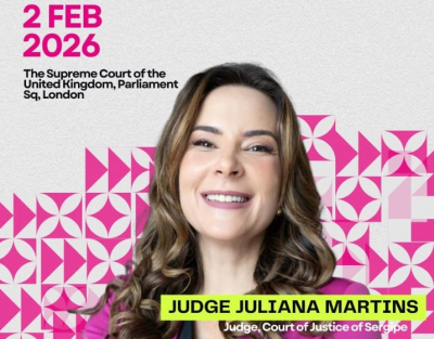 Direitos Humanos das Meninas: juíza Juliana Martins apresenta trabalho do TJSE em Londres