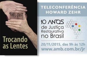 TJSE transmitirá palestra com um dos pioneiros em Justiça Restaurativa no mundo