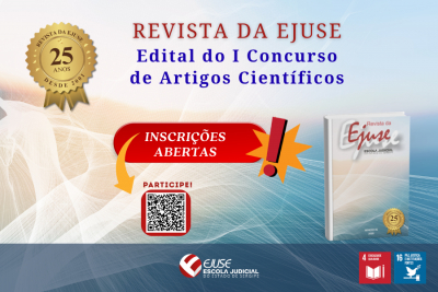 Inscrições abertas para o I Concurso de Artigos Científicos da Ejuse