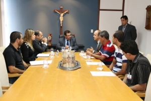 Agentes penitenciários são recebidos pelo Presidente do TJSE