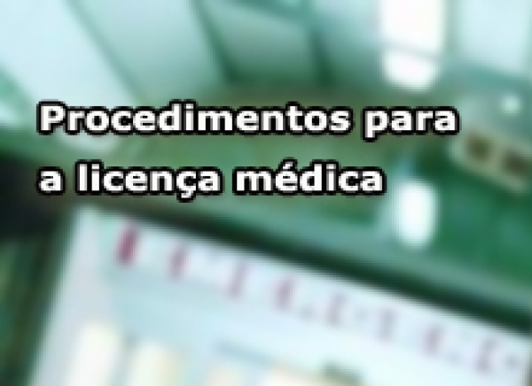 Instrução disciplina licenças para tratamento de saúde