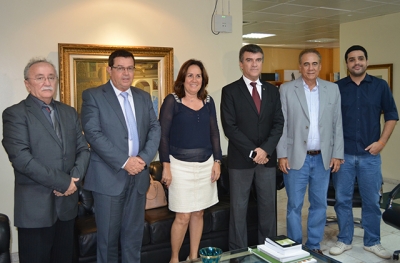 Mesa Diretora da Assembleia Legislativa visita novo Presidente do TJSE