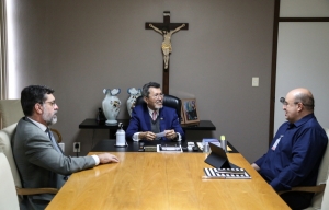 Presidente do Poder Judiciário recebe visita do Grupo de Estudos da Força Expedicionária