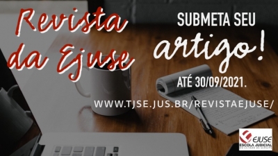 Revista da Ejuse: submeta seu artigo até 30/09/2021