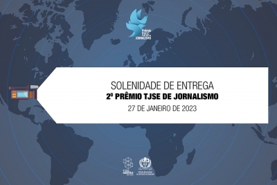 Segunda edição do Prêmio TJSE de Jornalismo acontecerá no próximo dia 27