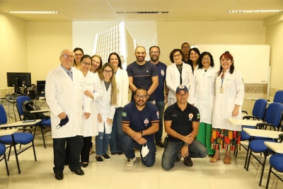 Profissionais do Centro Médico recebem treinamento em primeiros socorros