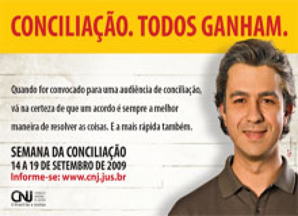 Semana de Conciliação: convocação para imprensa